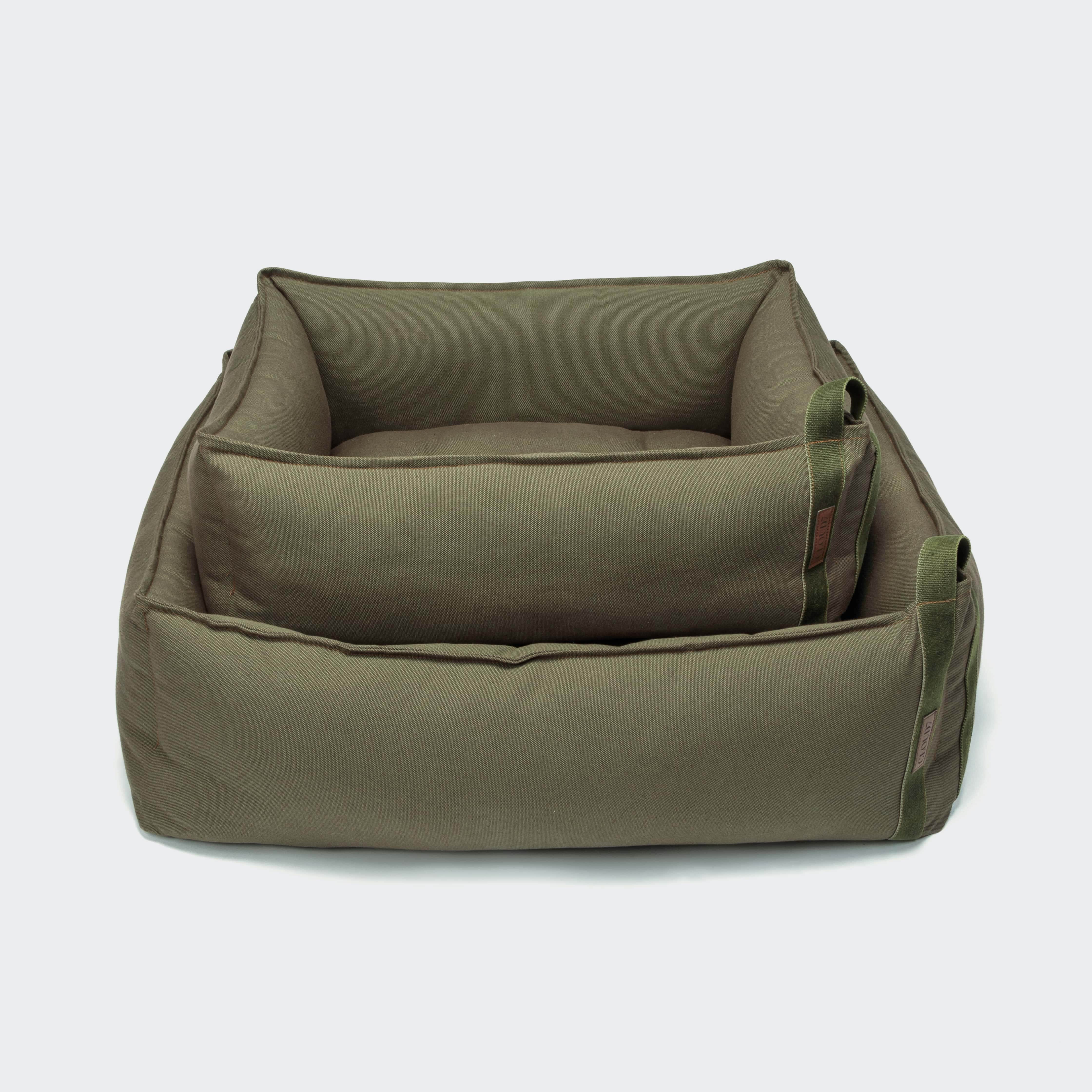 Hundebett Boost Canvas Olive - Image 2