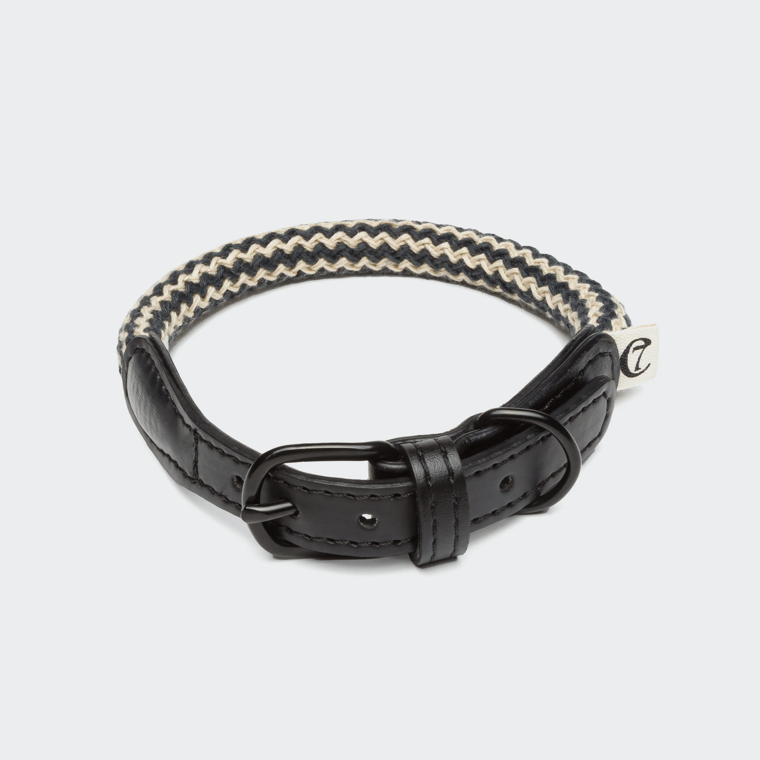 Hundehalsband Mauerpark Zigzag Black - Image 2