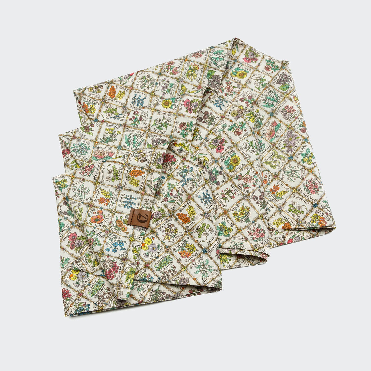 Hundehalstuch Bandana Flower Squares - Image 3