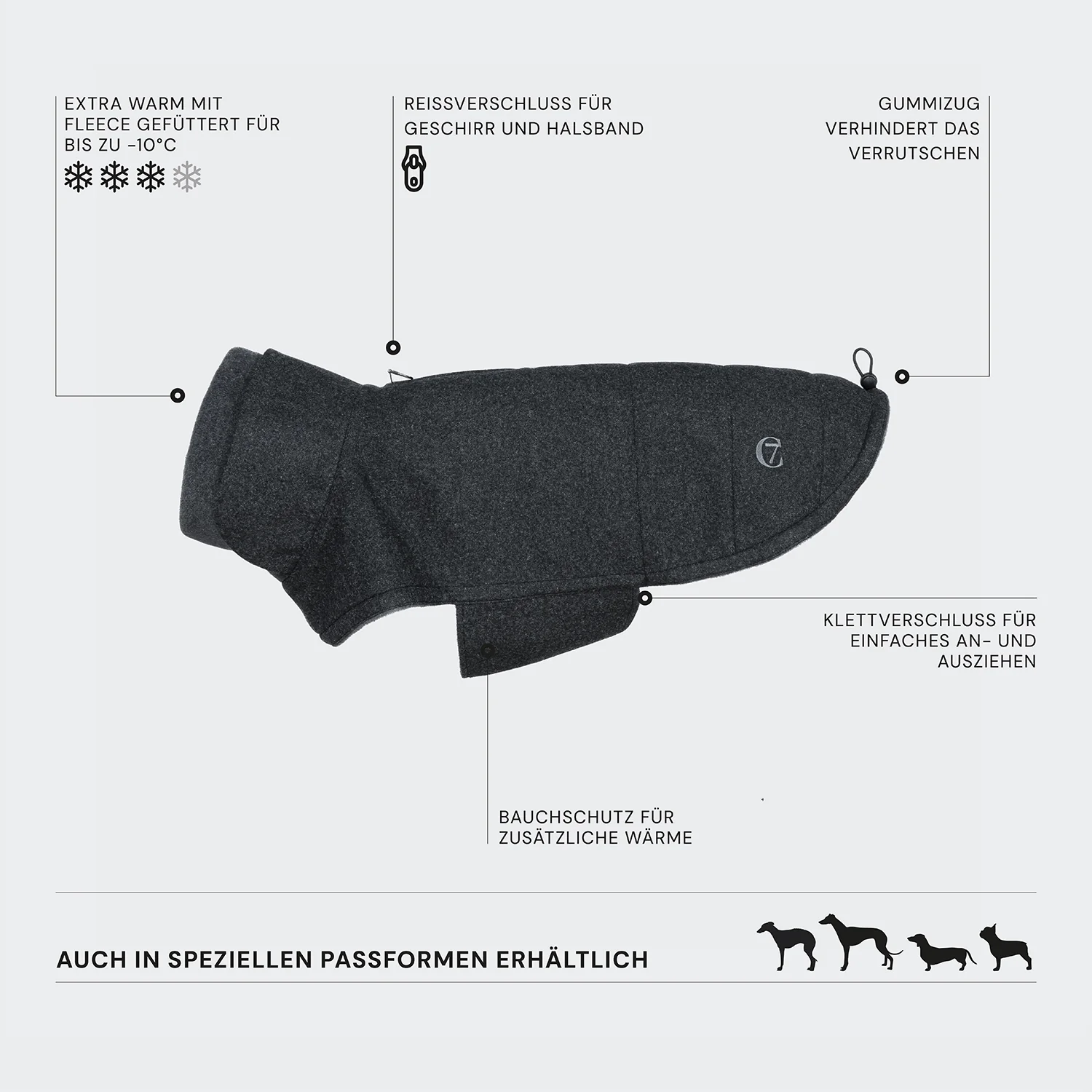Hundemantel Brooklyn Flannel Autumn Green - Image 3